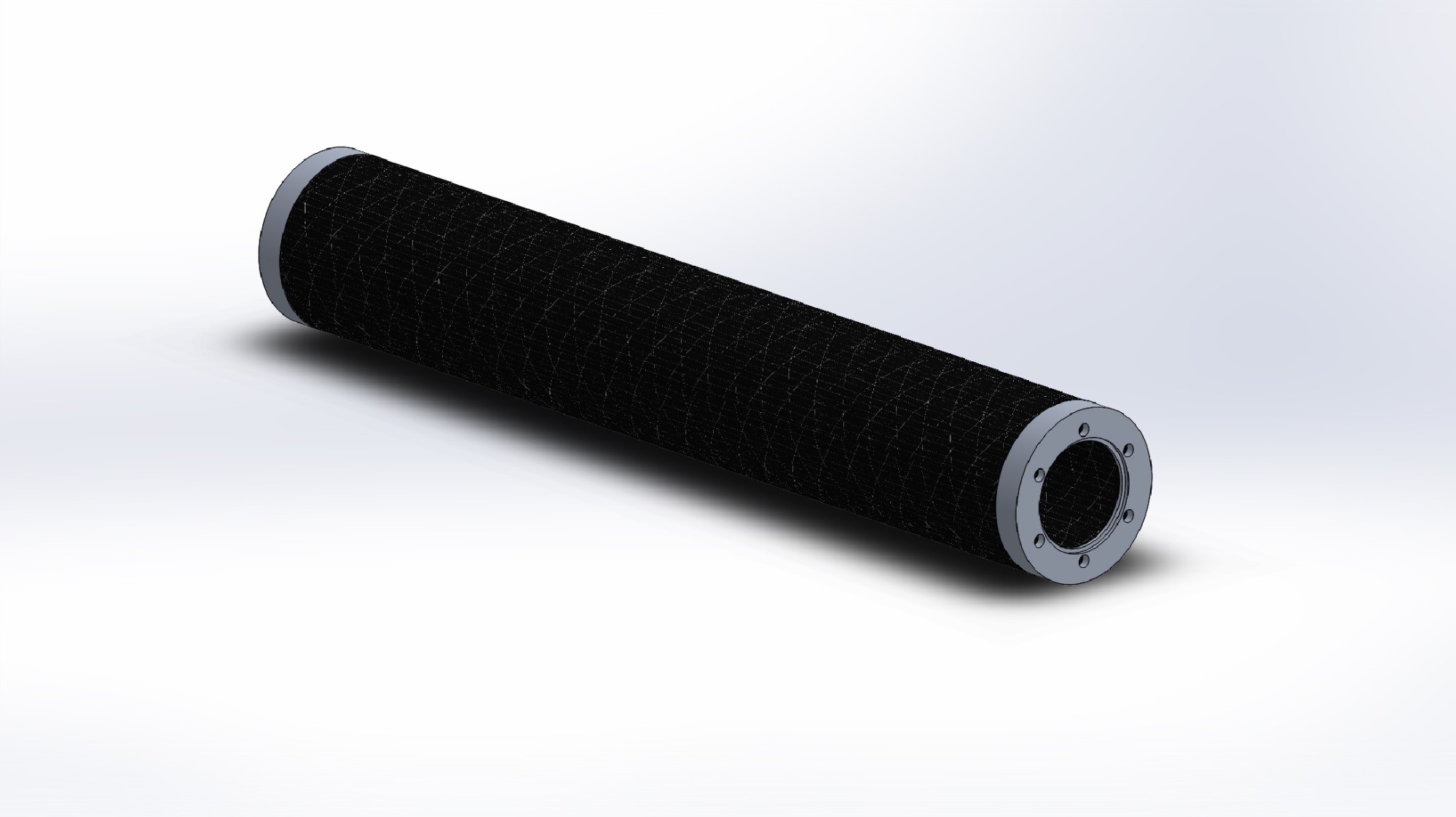 Composite material roller